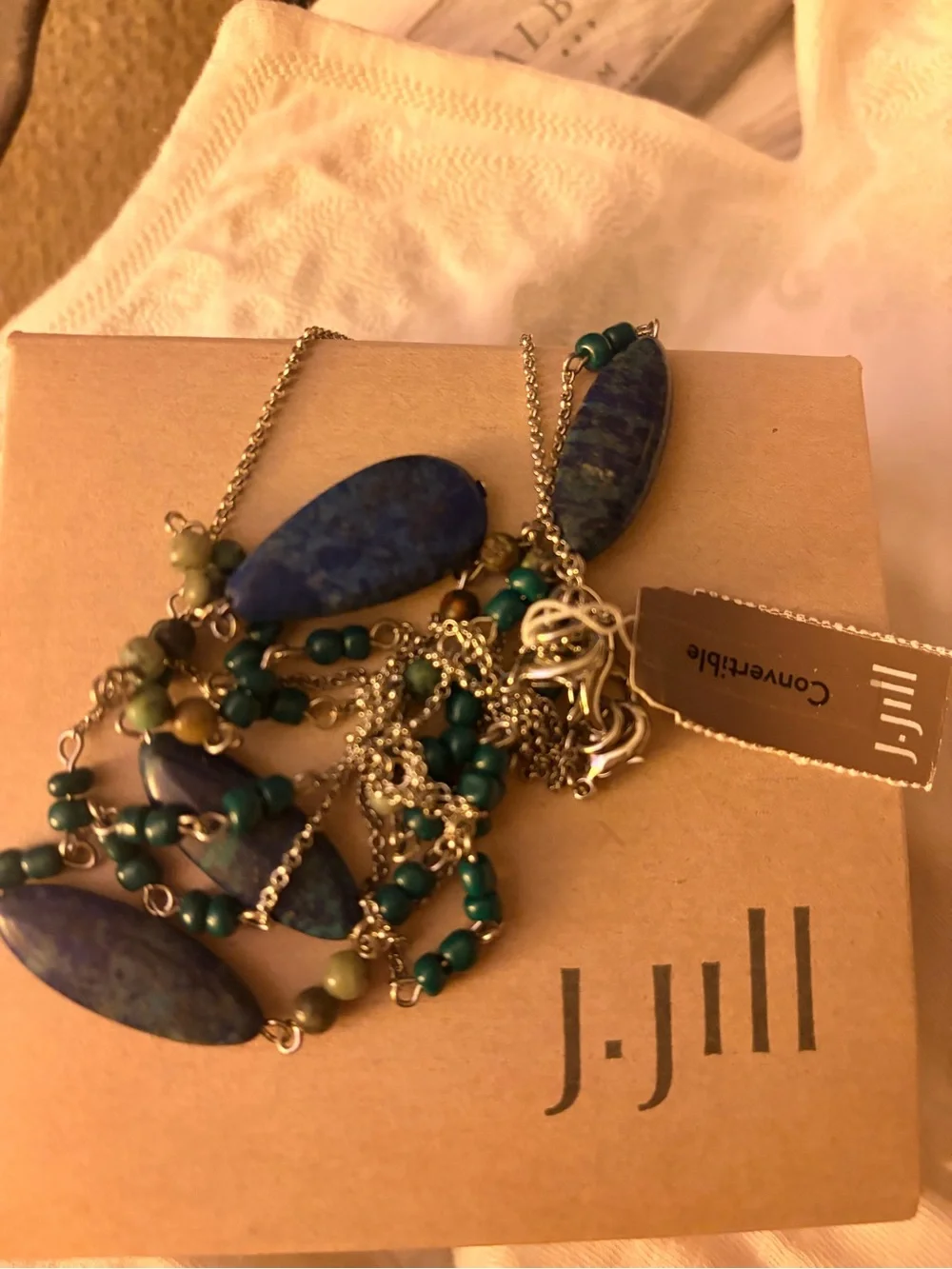 * New J Jill Coastal Living Convertible Necklace Wear 3 Ways $69 *